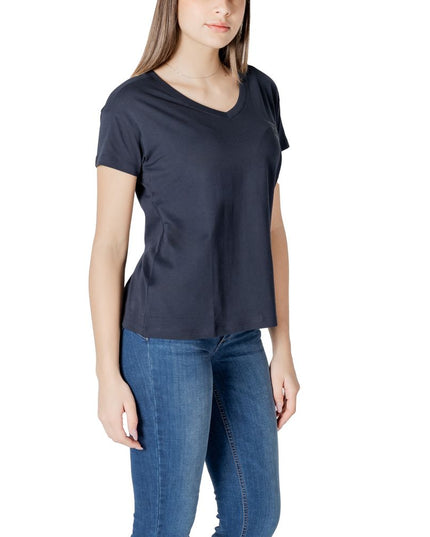 Armani Exchange Blue Cotton T-Shirt