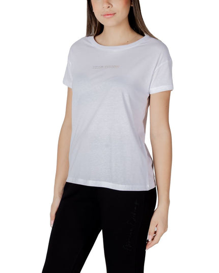 Armani Exchange White Cotton T-Shirt