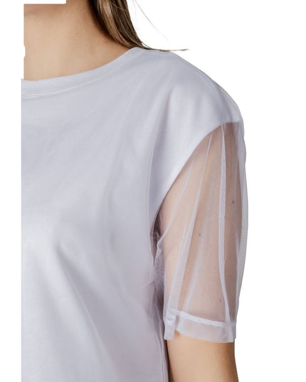 Armani Exchange White Cotton T-Shirt