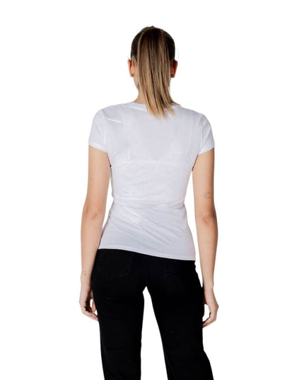 Armani Exchange White Cotton T-Shirt