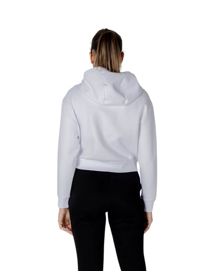 Armani Exchange White Cotton Hoodie