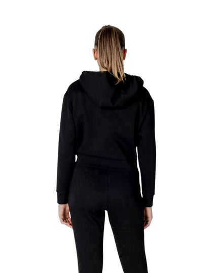 Armani Exchange Black Cotton Hoodie