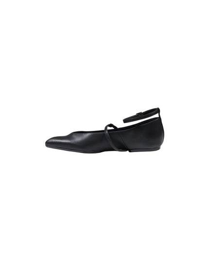 Armani Exchange Black Polyester Platform Pumps