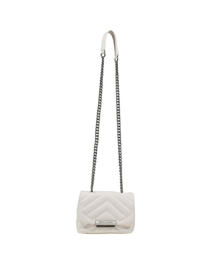 Armani Exchange White Polyester Handbag