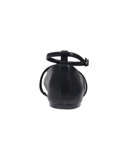 Armani Exchange Black Polyester Platform Pumps