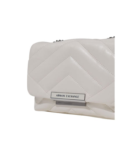 Armani Exchange White Polyester Handbag
