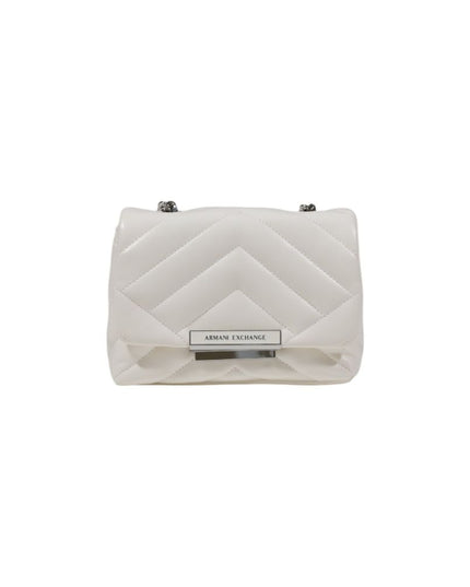Armani Exchange White Polyester Handbag