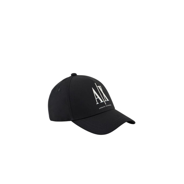 Armani Exchange Black Cotton Cap (Baseball Hat)