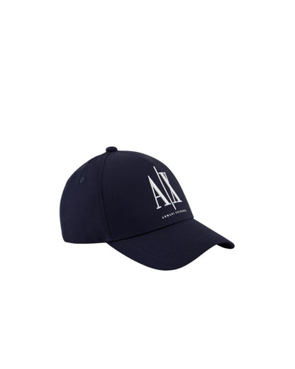 Armani Exchange Blue Cotton Cap (Baseball Hat)