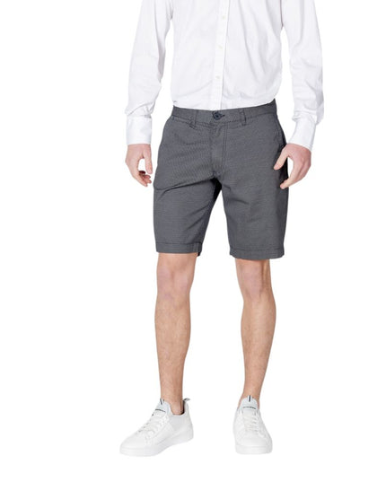 Armani Exchange Blue Cotton Shorts