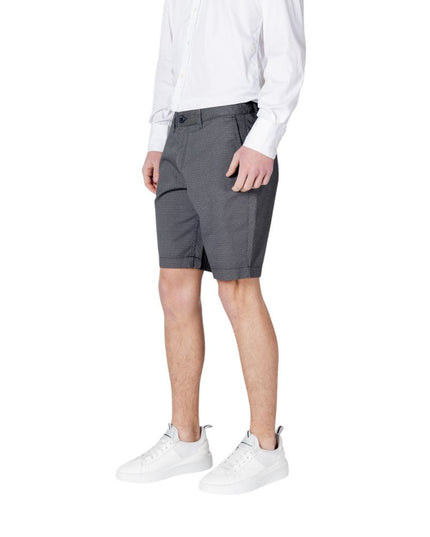 Armani Exchange Blue Cotton Shorts