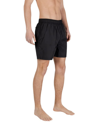 Armani Exchange Black Polyester Swim Shorts