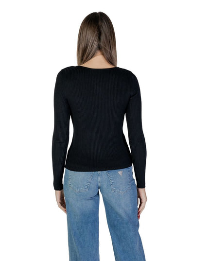 Vila Clothes Black Viscose Sportswear