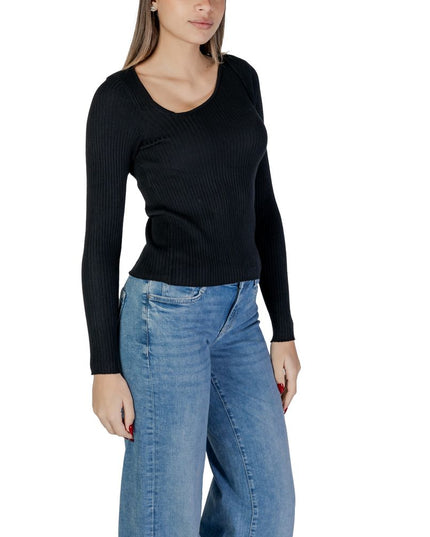 Vila Clothes Black Viscose Sportswear