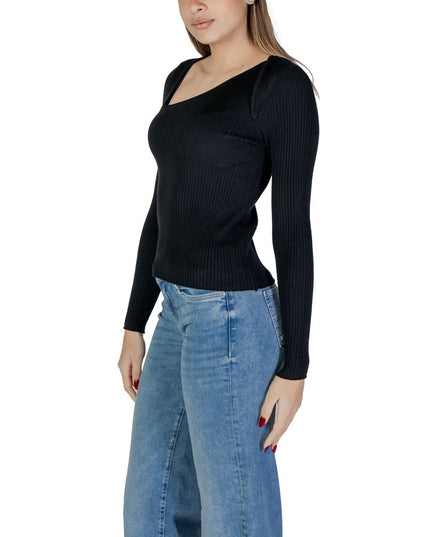 Vila Clothes Black Viscose Sportswear