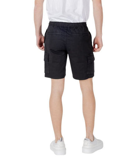 Hugo Boss Black Cotton Bermuda Shorts