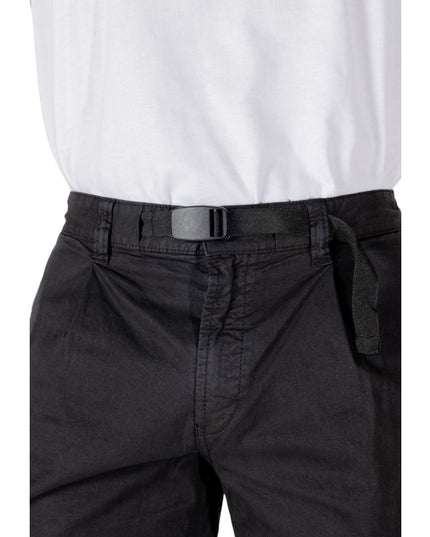 Hugo Boss Black Cotton Bermuda Shorts