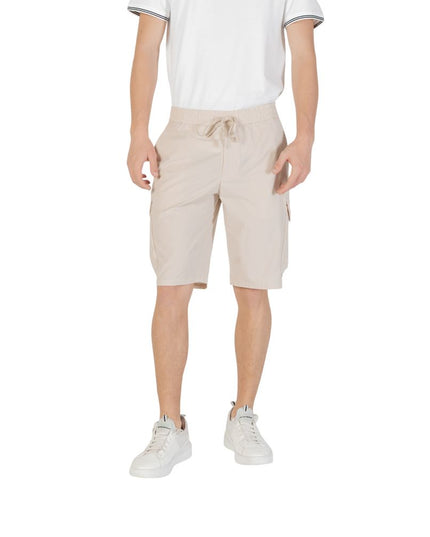 Hugo Boss Beige Polyester Bermuda Shorts