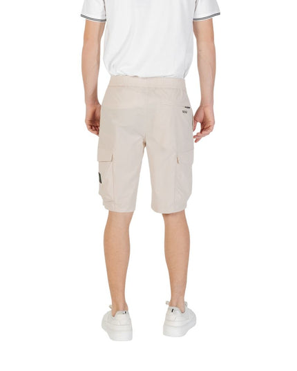 Hugo Boss Beige Polyester Bermuda Shorts