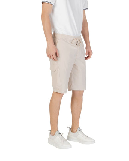 Hugo Boss Beige Polyester Bermuda Shorts