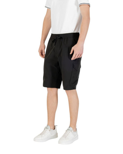 Hugo Boss Black Polyester Bermuda Shorts