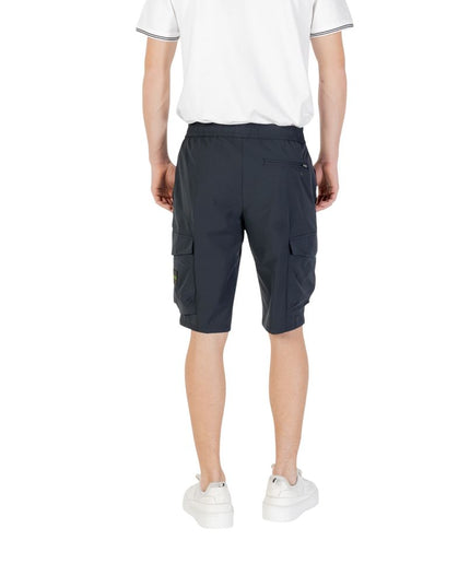 Hugo Boss Blue Polyester Bermuda Shorts
