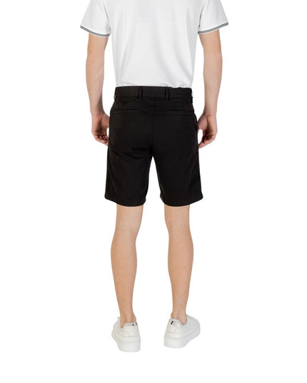 Hugo Boss Black Cotton Bermuda Shorts