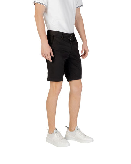 Hugo Boss Black Cotton Bermuda Shorts