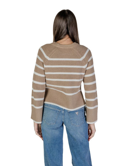 Vila Clothes Beige Cotton Sportswear