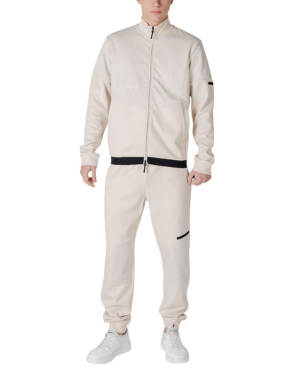 EA7 Emporio Armani Beige Cotton Sweatsuit