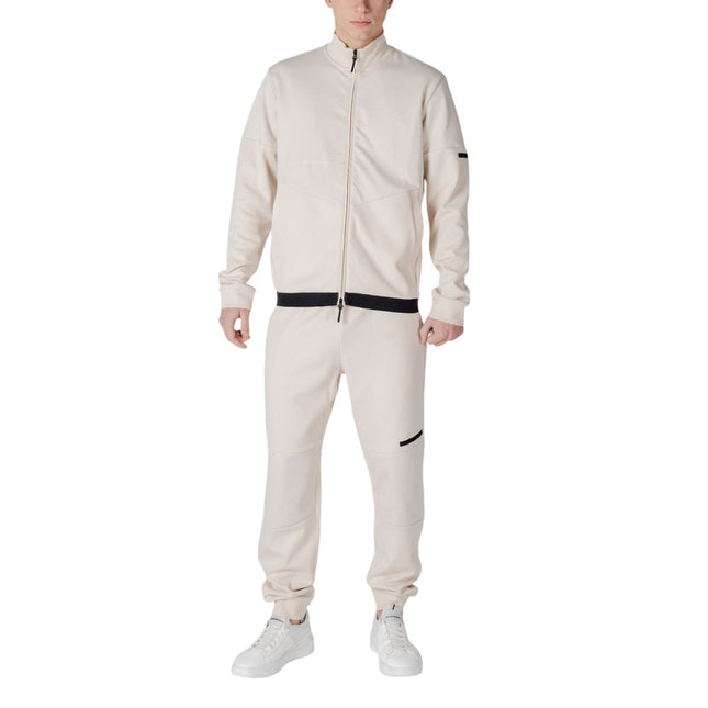 EA7 Emporio Armani Beige Cotton Sweatsuit
