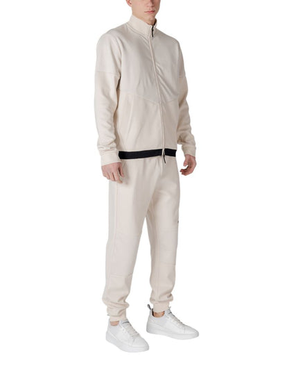 EA7 Emporio Armani Beige Cotton Sweatsuit
