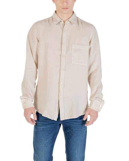 Hugo Boss Beige Linen Shirt