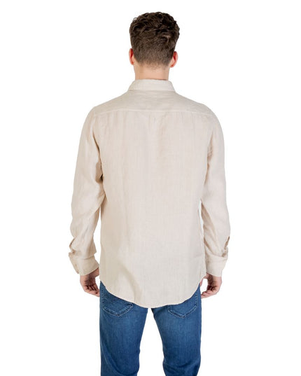 Hugo Boss Beige Linen Shirt