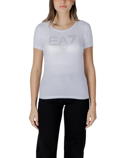 EA7 Emporio Armani White Cotton Sportswear