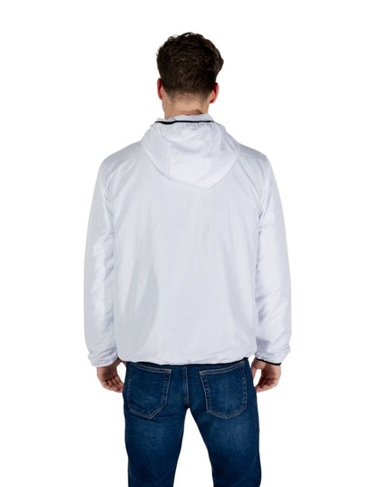 EA7 Emporio Armani White Polyester Shell Jacket