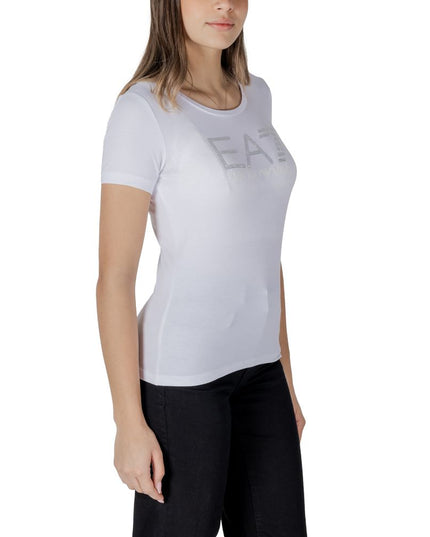 EA7 Emporio Armani White Cotton Sportswear