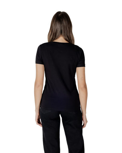EA7 Emporio Armani Black Cotton Sportswear