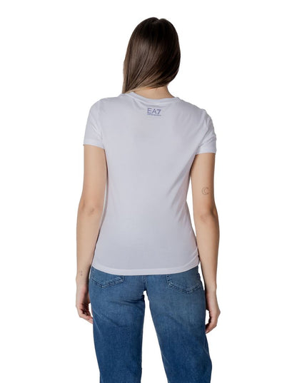 EA7 Emporio Armani White Cotton Sportswear