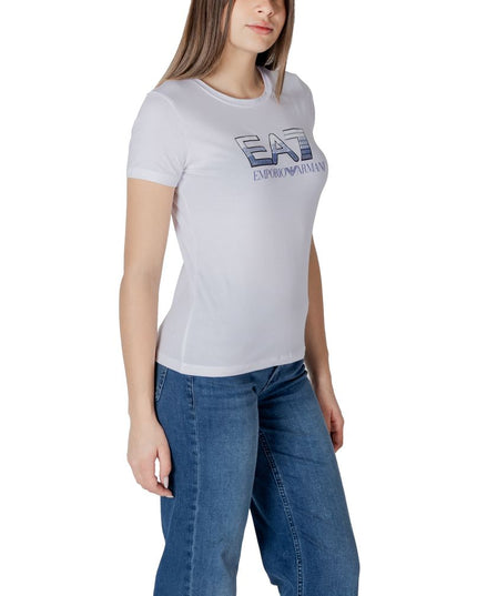 EA7 Emporio Armani White Cotton Sportswear