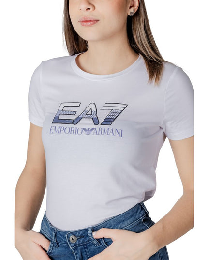 EA7 Emporio Armani White Cotton Sportswear