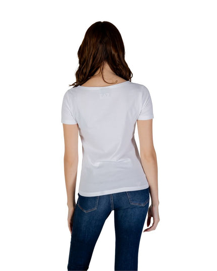 EA7 Emporio Armani White Cotton Sportswear