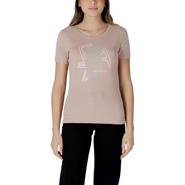 EA7 Emporio Armani Pink Cotton Sportswear