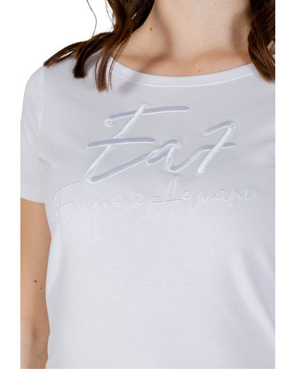 EA7 Emporio Armani White Cotton Sportswear