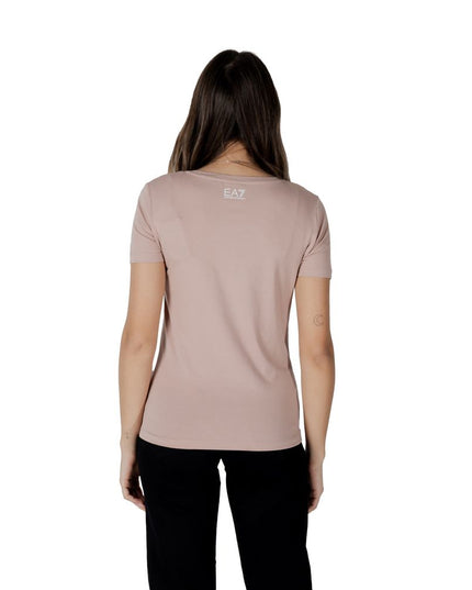 EA7 Emporio Armani Pink Cotton Sportswear