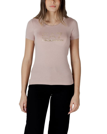 EA7 Emporio Armani Pink Modal T-Shirt