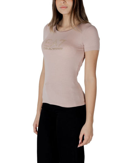 EA7 Emporio Armani Pink Modal T-Shirt