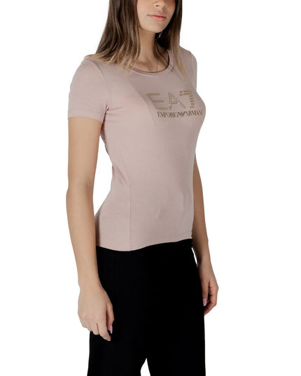 EA7 Emporio Armani Pink Modal T-Shirt