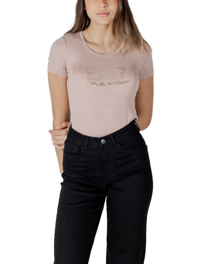 EA7 Emporio Armani Pink Modal T-Shirt