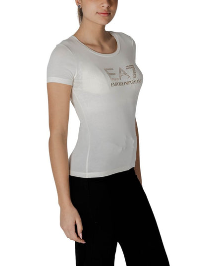EA7 Emporio Armani Cream Modal Sportswear